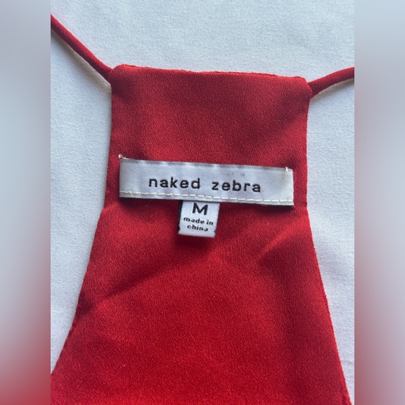 Naked Zebra Red Dress - Picture 3 of 4
